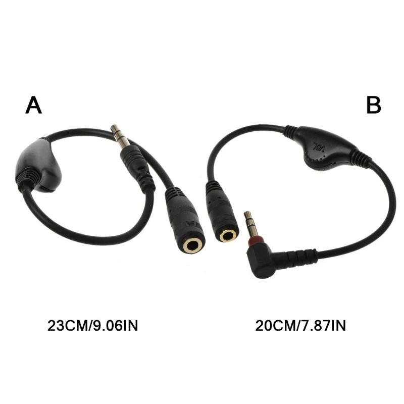 3,5 mm Priključek AUX Moški-Ženski Adapter Kabel Podaljšek Avdio Stereo Kabel Glasnosti Slušalke Slušalke Žice za Zvočnik