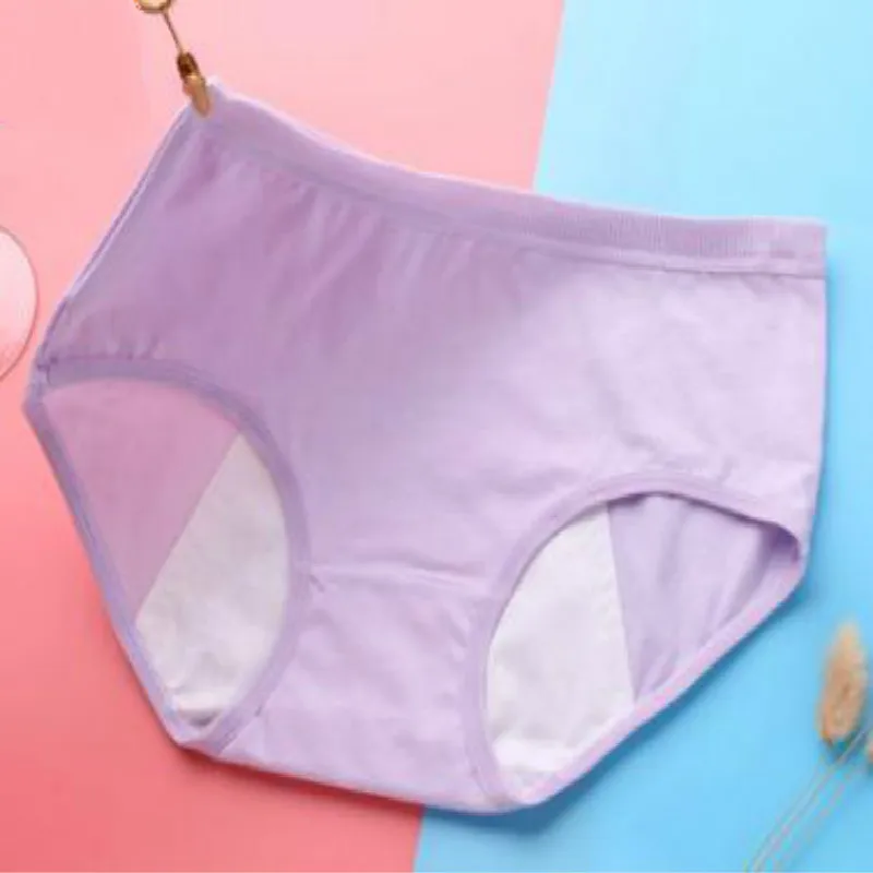 Freightfree bombaž risanka natisnjeni hlačnic menstruacije uhajanje fiziološke hlače natisnjeni spodnje perilo za dame strani uhajanje