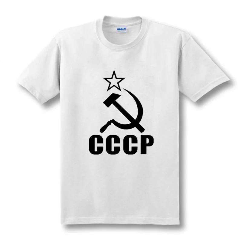 Moda Nove t-srajce po Meri, Oblikovanje Unikatne CCCP ruski T Shirt ZSSR Sovjetski KGB Moskvi Prihoda Rusijo Putin Tees Velikost