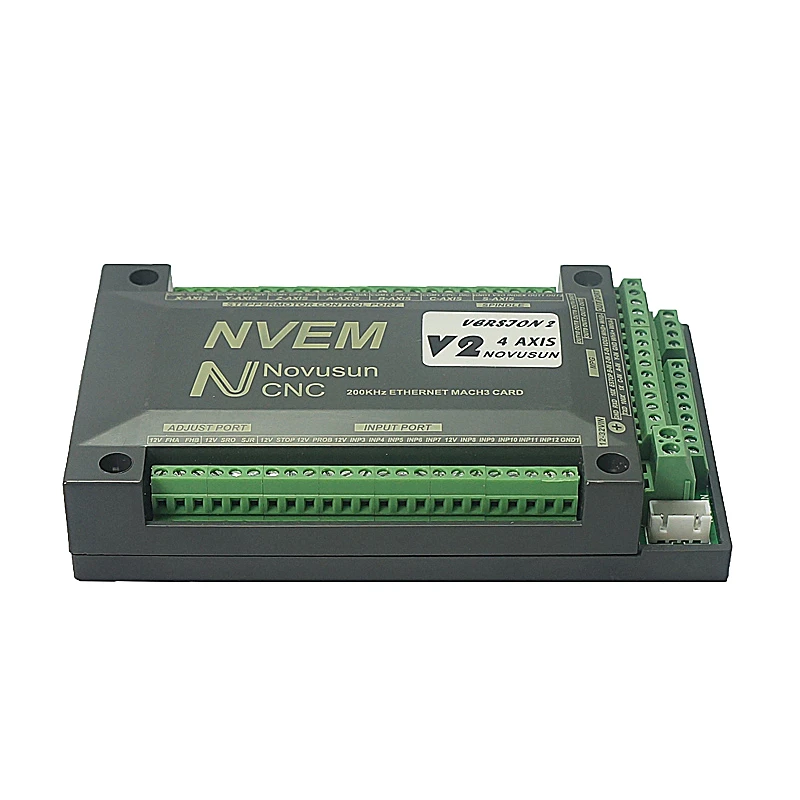 4 Os Ethernet Port Mach3 Nadzor Kartico in Ročno Impulz Ročno Kolo Določa za CNC Usmerjevalnik Stroj