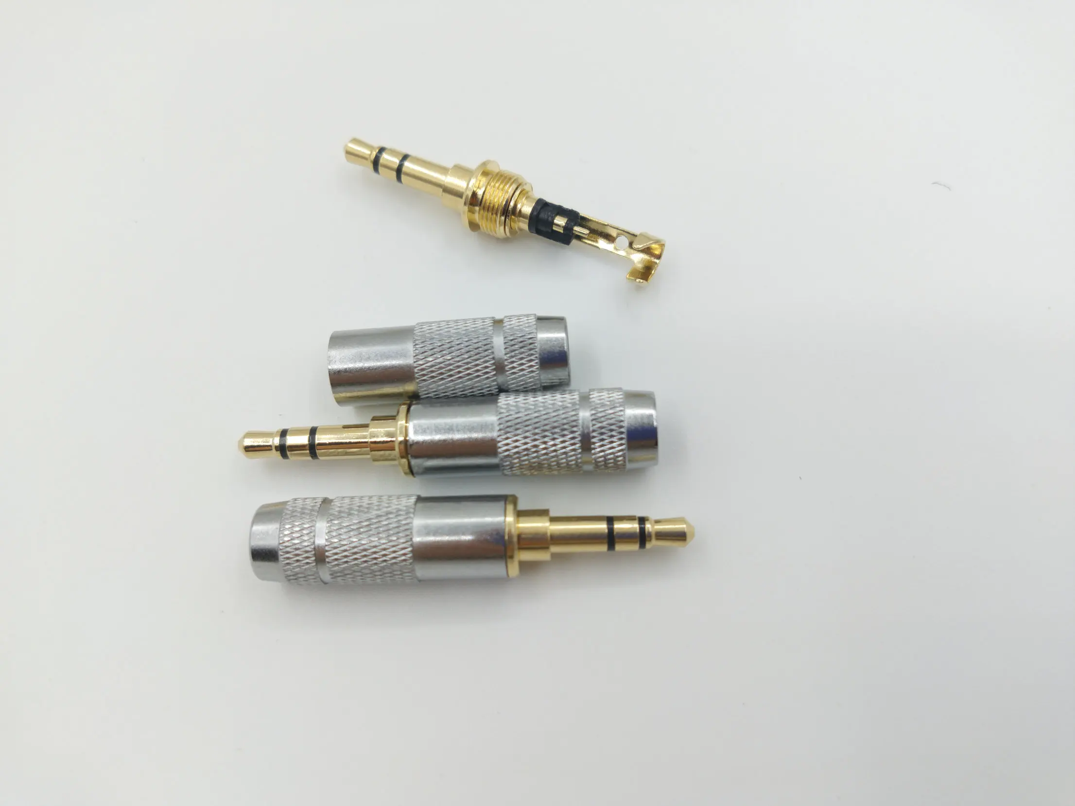 200PCS Stereo 3,5 mm 3 Pole Popravila Slušalke Priključite Kabel PRIKLJUČEK