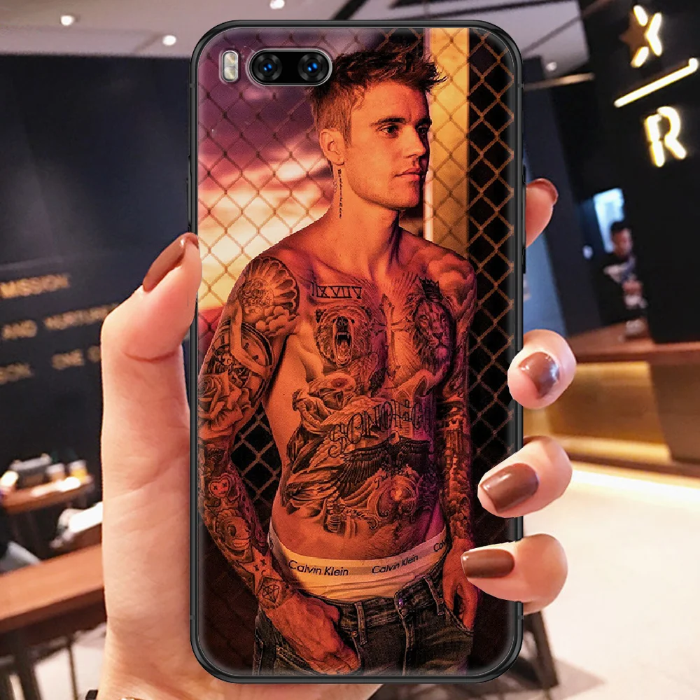 Justin Bieber primeru Telefon Za Xiaomi Mi Max Opomba 3 A2 A3 8 9 9T 10 Lite Pro Ultra black tpu celice kritje silikonski lupini luksuznih