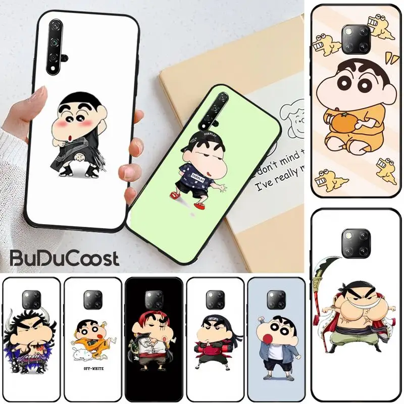Anime srčkan Voščenka Shin chan Primeru Telefon Za Huawei Honor 8X 9 10 20 Lite 7A 8A 5A 7C 10i 20i 9X igrajo 8C