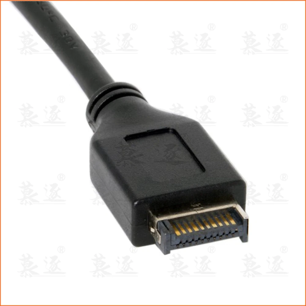 0,4 M USB 3.1 Prednji Panel Header za USB-C Tip-C Ženski Podaljšek 40 cm z Panel Mount Globina 40 cm