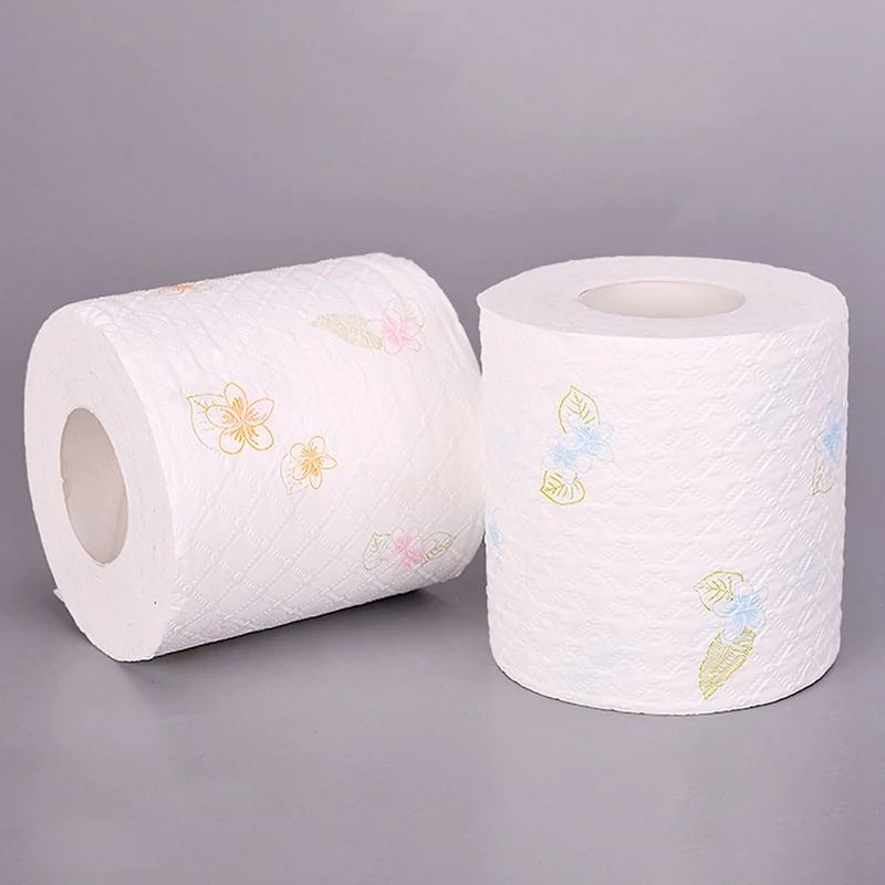 1/3/6 Roll 3 plasti Gospodinjski Roll Wc Papir, Kopalnica ni enostavno, da bi prekinil Toaletni Papir Tkiva Tiskanja Vozni Papir Darilo, fr