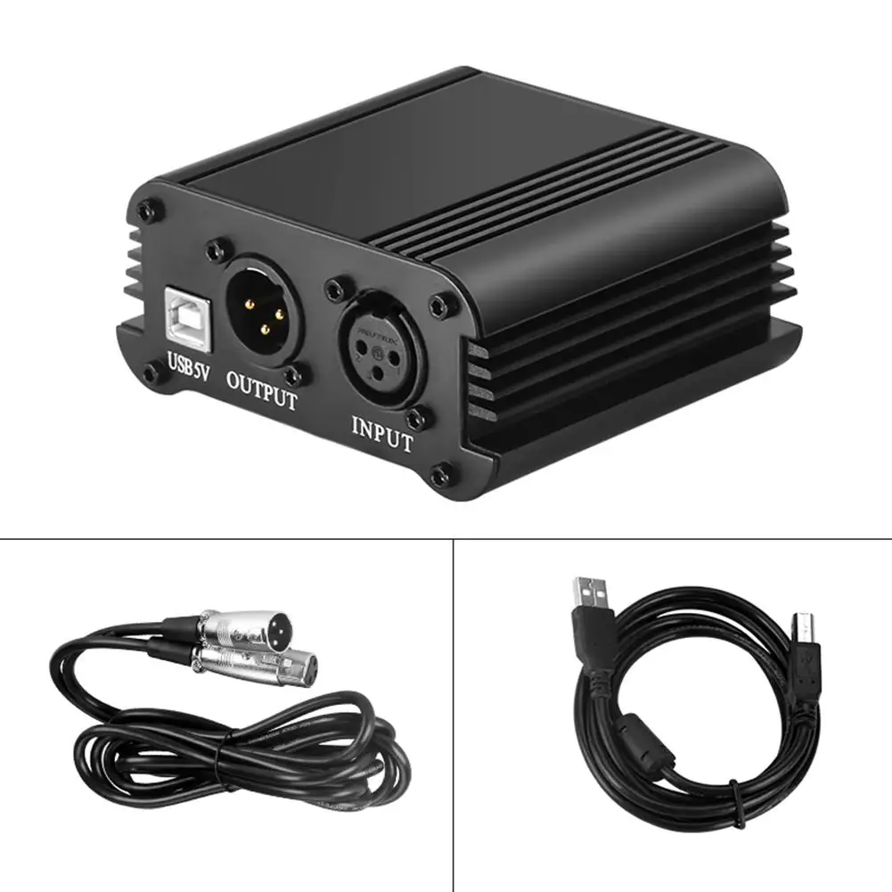 DC 48V USB Fantomsko Napajanje prek Kabla USB Kabel Mikrofona Za Mini Mikrofon Kondenzatorski Oprema za Snemanje