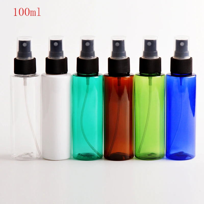 100 ml X 30 prazna modre plastične spray steklenico s črpalko 100cc majhno potovalno kozmetične embalaže iz plastičnih fine Megle spray posodo
