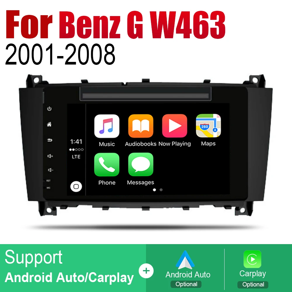 Android 2 Din Auto Radio DVD Za Mercedes Benz G Razred W463 2001~2008 NTG Avto Multimedijski Predvajalnik, GPS Navigacijski Sistem, Radio
