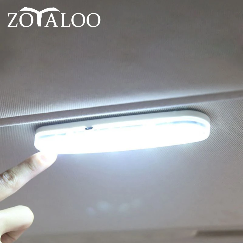 Avto Branje svetlobe v Notranje USB Polnilne Luči Magnetni LED Avto Styling Branje Noč Svetlobe Notranja Stropna Svetilka