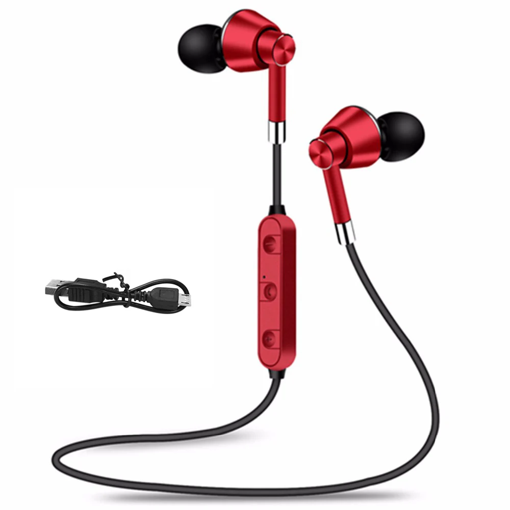 Magnetni Brezžične Slušalke za Prostoročno uporabo Bluetooth 5.0 Slušalke Za Šport Stereo 60 cm zabavna Elektronika