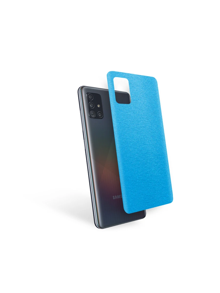 Zaščitna folija mocoll za nazaj plošče Samsung Galaxy A52 kovinsko modra