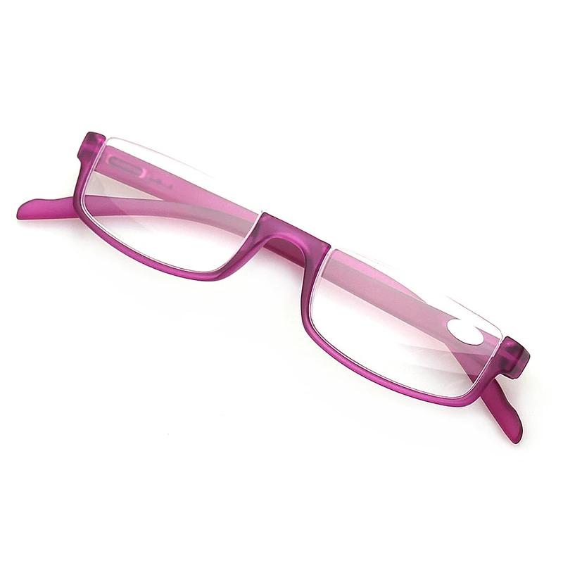 4 Pack Obravnavi Očala Moda Plastičnih Pol Okvirji Za Očala Pomlad Ženske Tečaj Vijolično Okvirja Material Leče, Optični Atribut