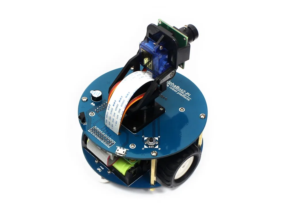AlphaBot2 robot stavba kit za Raspberry Pi 3 Model B+,RPi Fotoaparat (B)+Micro SD Kartico+15 Acc