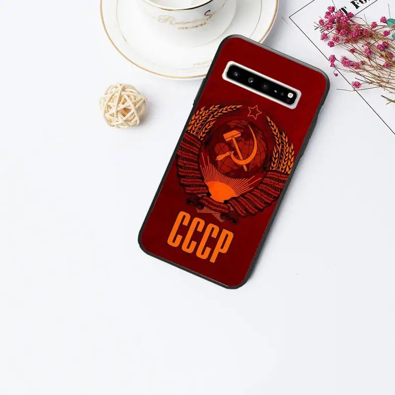 Sovjetska zveza ZSSR Zastavo Primeru Telefon primeru coque samsung galaxy S7 S8 S9 S10e S20 PLUS Opomba 10 Pro PLUS, LITE OPOMBA 20 UITRA
