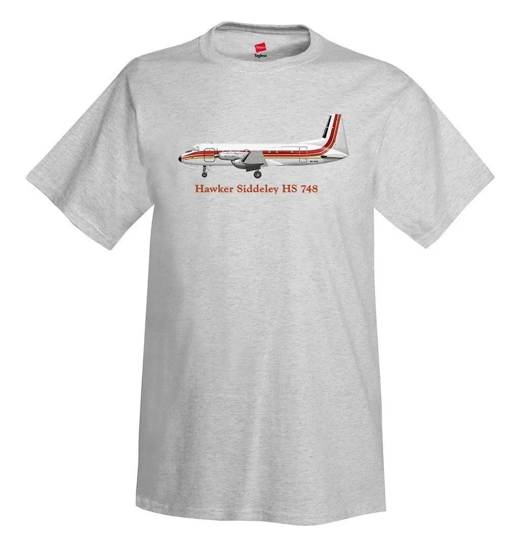 2019 Moda Bombaž Vrh Barva Letala Siddeley Hs 748 Letenje T-Shirt - Osebno S Svojo cotton Tee Majice