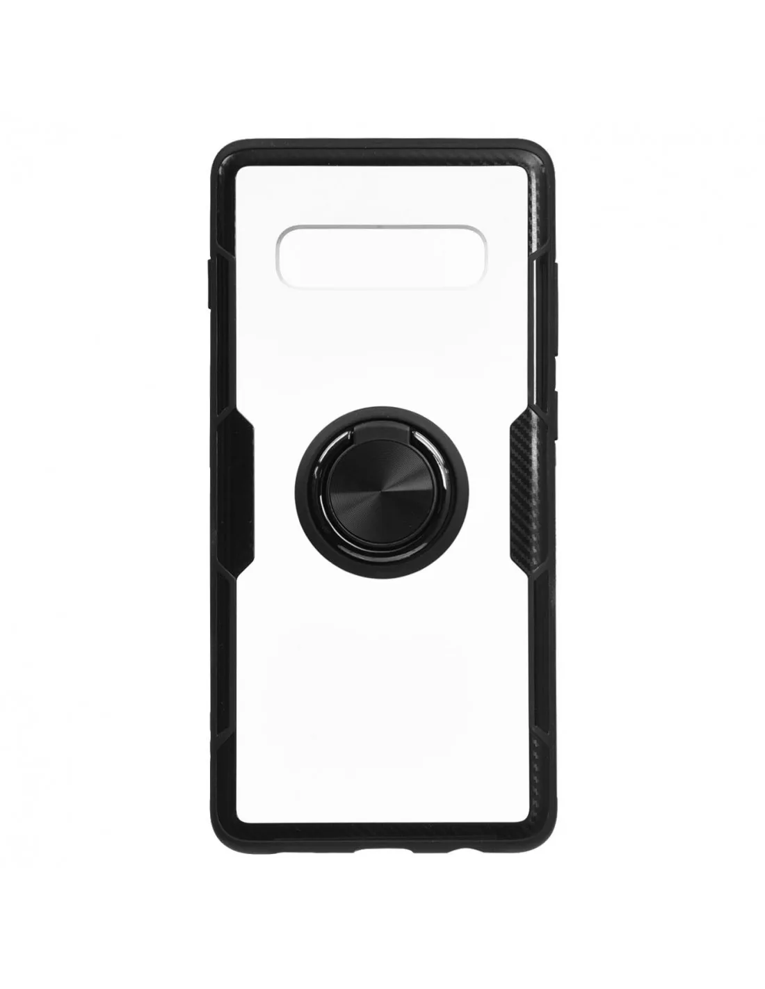 Black transparent Ring case for Samsung Galaxy S10 Plus