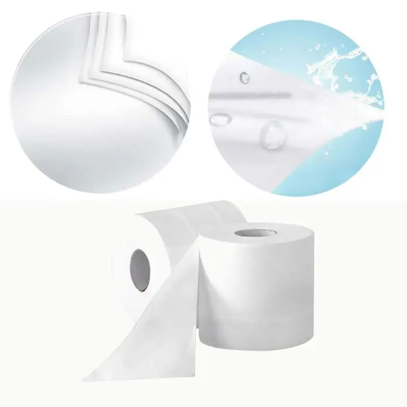 6 Zvitkih Premium napkin Trak Papirja ,3 Plasti Kopel Toaletni Papir, Svilnato Gladko Mehko