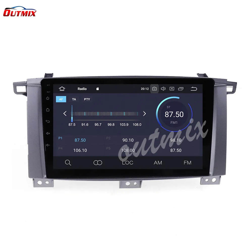 128G Za Toyota Land Cruiser LC100 2002-2007 Android10.0 avto DVD predvajalnik, GPS multimedia Auto Radio avto navigator stereo sprejemnik