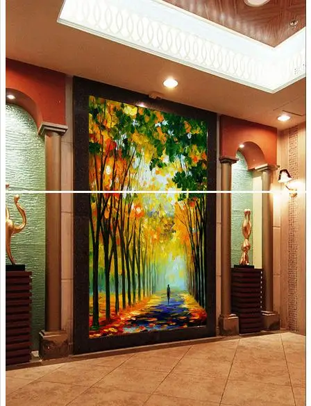 Po meri foto ozadje 3d stenske freske Abstraktna umetnost v dnevni sobi verando, hodnik Evropske oljna slika steno papirjev doma dekor