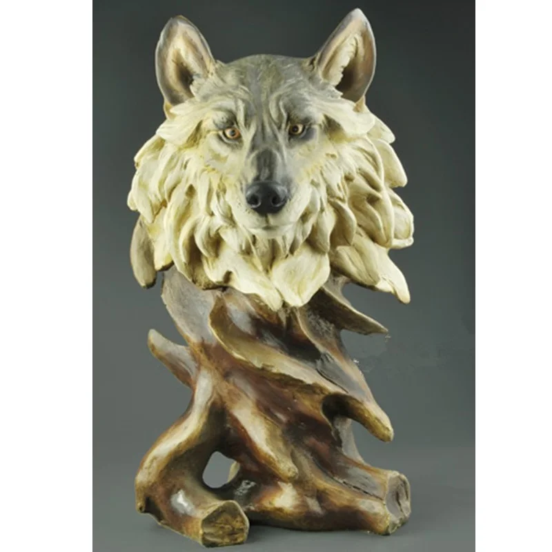 Volk dekoracijo posnemajo lesa carvinga ustvarjalni Dom notranja Oprema odpiranje darilo, spominek Volk