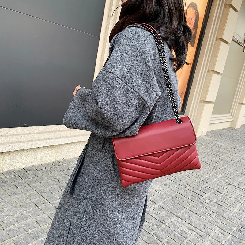 Francoski Nišo Modela Torbice Ženske Torbe 2020 Priljubljena Nova Trendovska Moda za Ženske, Vezenih Skladu Rhombic Ramenski Messenger Bag