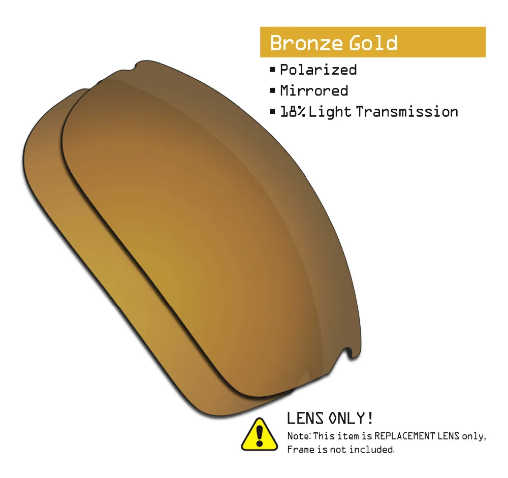 SmartVLT 2 Parov Polarizirana sončna Očala Zamenjava Leč za Oakley Objave SQ Stealth Črna in Bron Zlato