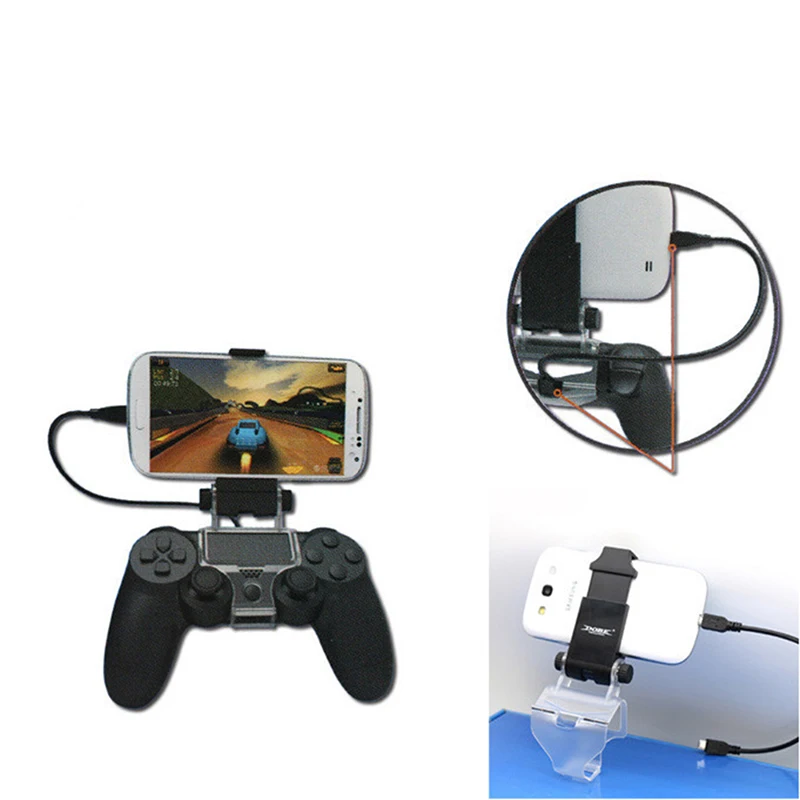 PS 4 Mobilni Mobilni Telefon, Pametnih Posnetek Pritrdilni Nosilec Stojalo, Nosilec za PS4 Slim Pro Krmilnik za Igre 4