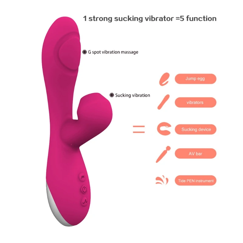 Multispeed Ženske G-Spot Vibrator Sesanju Massager Stimulacije USB Polnilne Adult Sex Igrača za Pare
