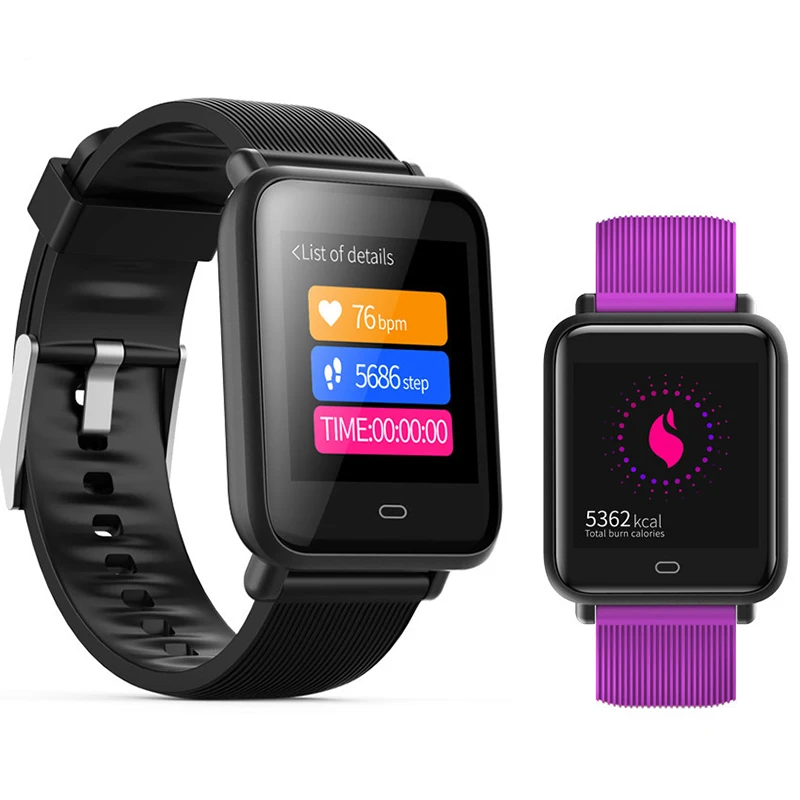 Q9 Smartwatch IPX67 Nepremočljiva Šport Za Android IOS Z Monitor Srčnega utripa, Krvnega Tlaka Funkcije Pametno Gledati