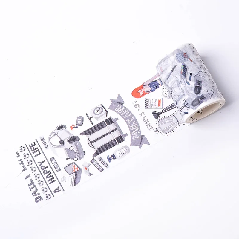 10 kos/veliko DIY Japonski Papir Dekorativni Lepilni Trak, Mladinske serije barv Washi Tape/Maskirni Trak Nalepke