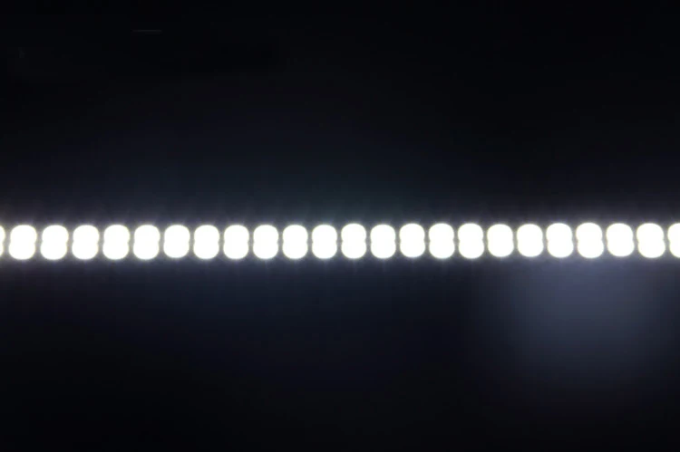 1meter 5730 LED Bar Luč 12V Dvakrat Zapored LED Toga Trakovi, Žarnice 144leds Baterije Svetilke Cev z Mlekom, bela pokrov 20pcs