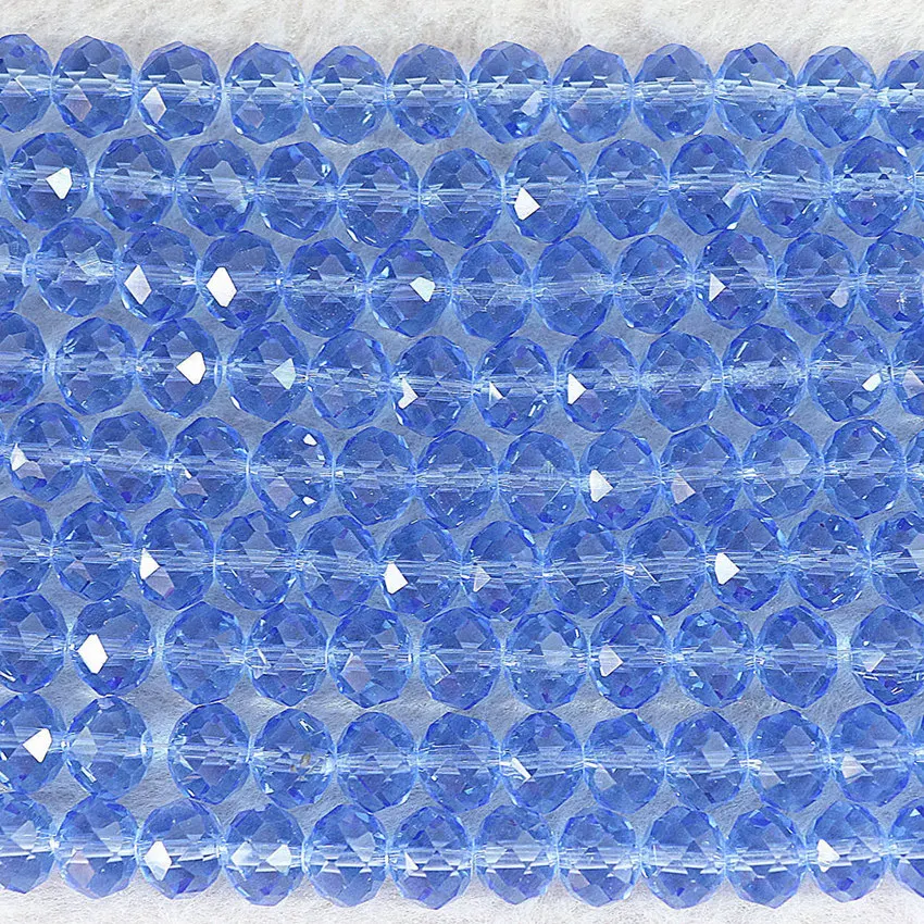 Rezanje 150pcs/sklop steklo, kristal 3x4mm rondelle abakus izdelavo načrta diy ogrlica svoboden distančniki kroglice nakit, izdelava B671