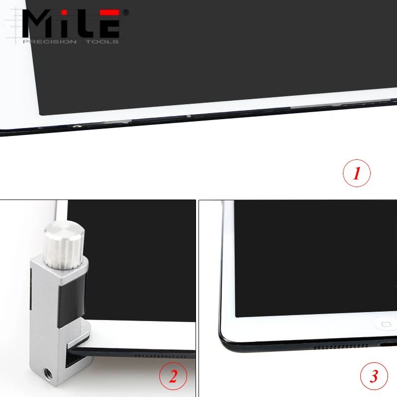 MILE 4pcs Kovinski Univerzalni Posnetek Stalnica LCD Računalnike Zaslon, Pritrdilni Zatič za iPad in Mobie Tablet Orodja za Popravilo Nastavljiv
