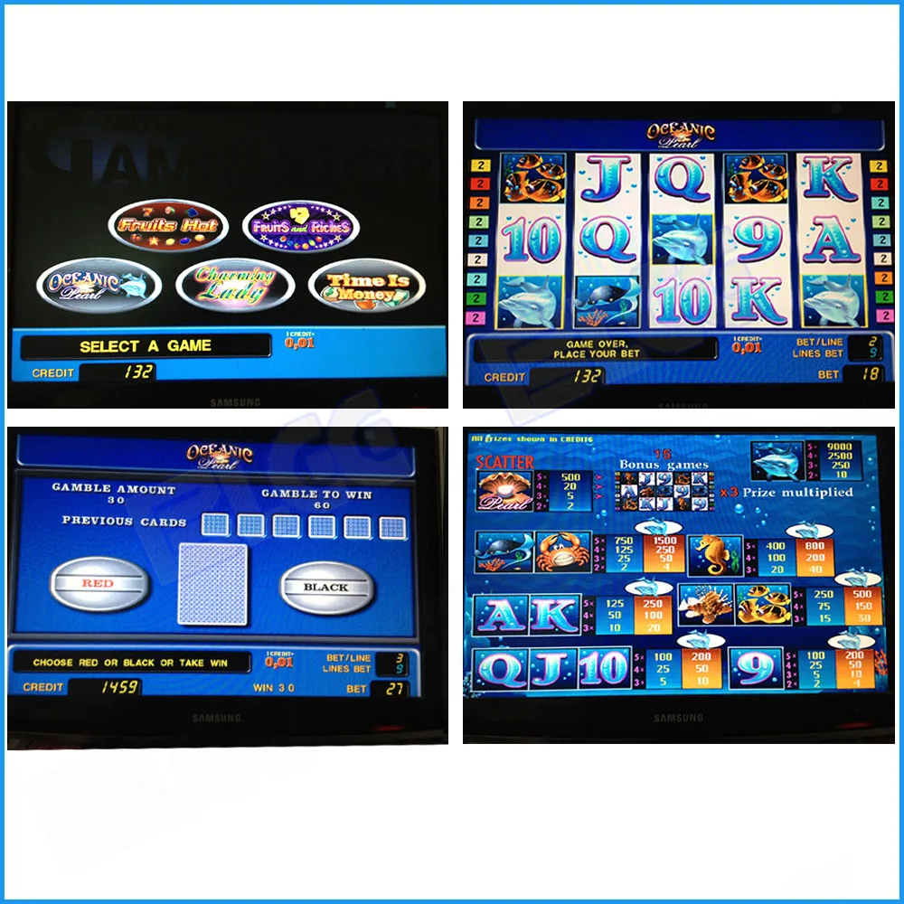 2pcs / Set Multi Igra na Srečo PCB VGA Casino Igre Krovu Gaminator 5 V 1 VII za Igralni avtomat