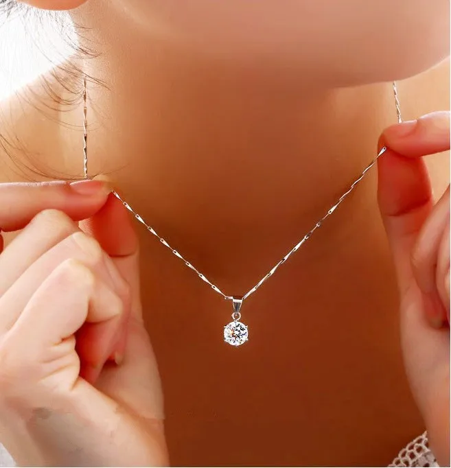 Uloveido 49% Off Collares Mujer Ogrlica z Obeskom CZ Diamond Vzmetenje Pingentes Ruby Edinstveno Ženske 2016 Colgantes Darilo N321