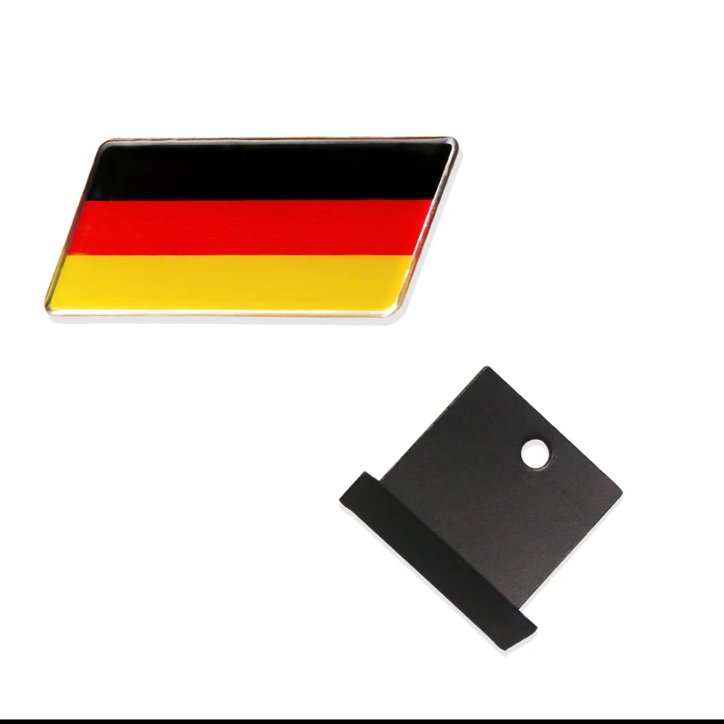 Gtinthebox 1PC Univerzalno Euro nemški Nemčiji Zastavo, Grb Značko w/Maska iz Aluminija Pločevina Paše Za BMW, VW itd
