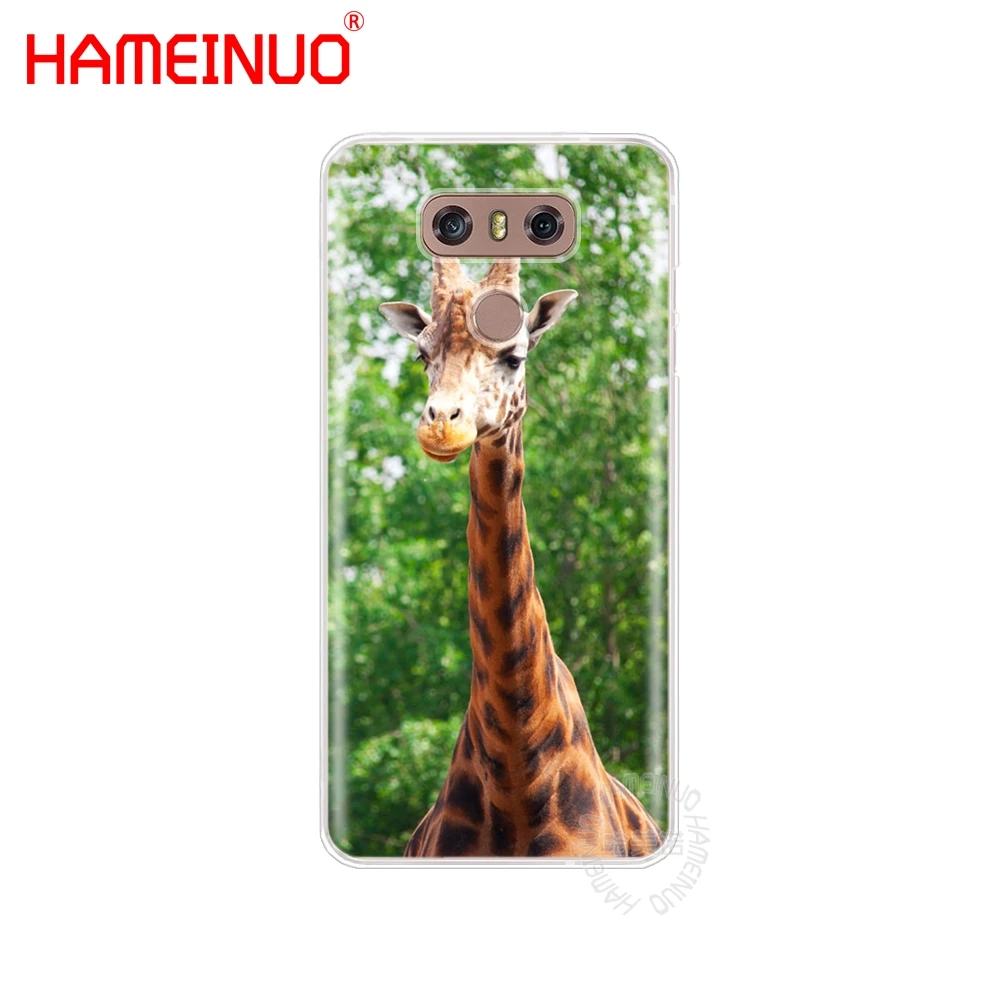 HAMEINUO žirafe srčkan živali primeru telefon kritje za LG G5 G6 K10 M250N M250 2016 2017