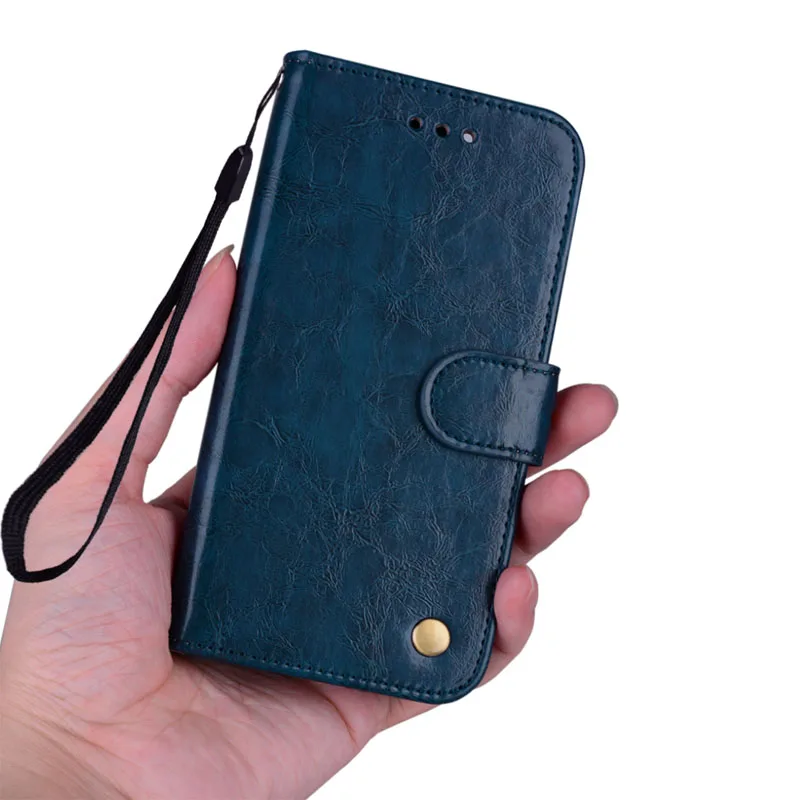 Mobilni telefon primeru Za Xiaomi 5X shell oil vosek usnje primeru flip denarnica usnje jermenček spusti zaščito lupine