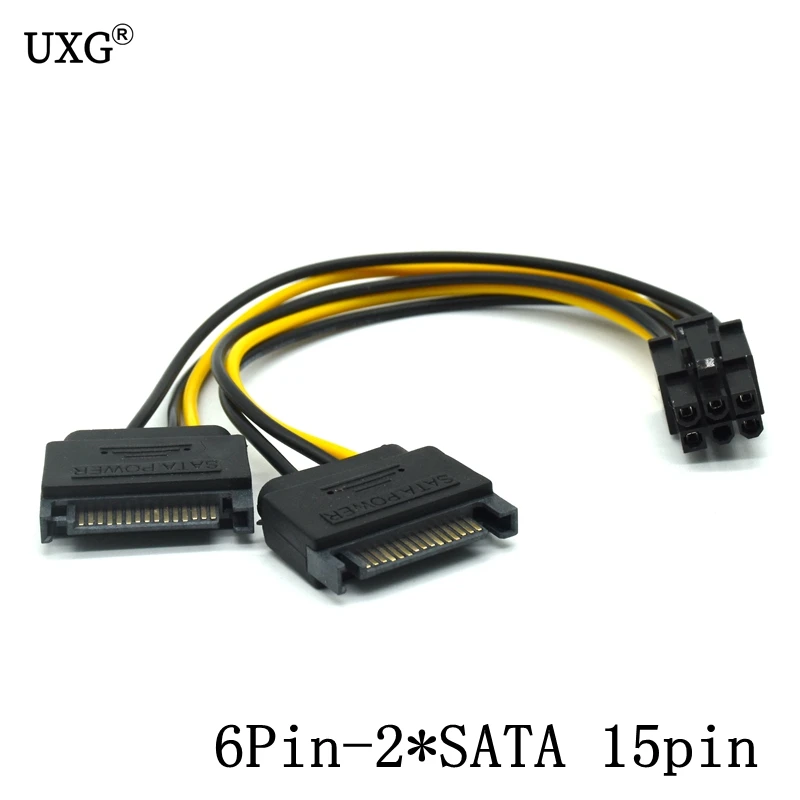 SATA Napajalni Kabel 15 Pin 8pin Ženski 6 Pin Moški PCI EXPRESS, PCI-E, Sata, Grafika Prilagodilnik Pretvornika Video Kartice, Napajalni Kabel Kabel