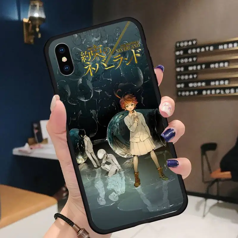 Obljubljena Neverland Japonske anime Primeru Telefon za iPhone 11 12 pro XS MAX 8 7 6 6S Plus X 5S SE 2020 XR
