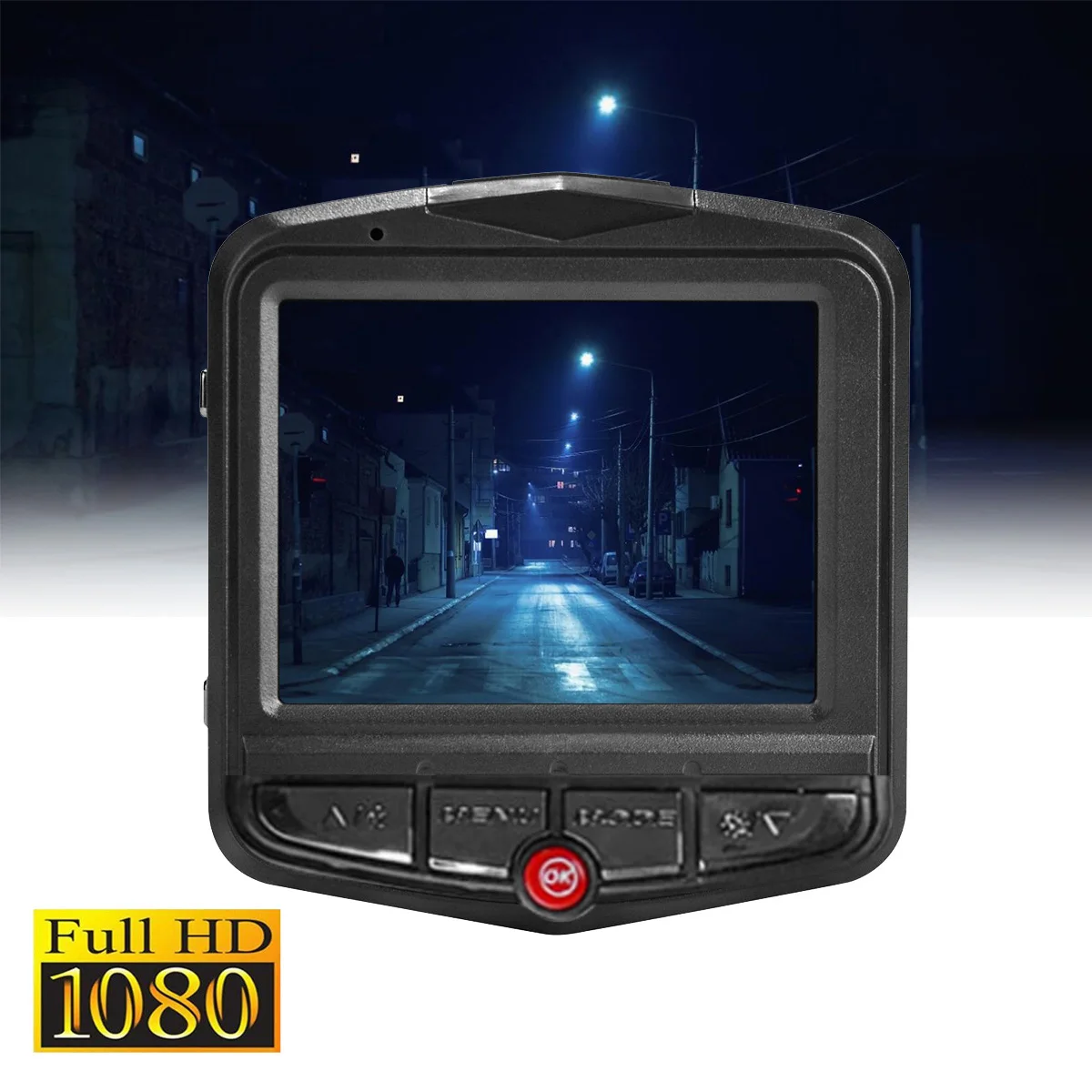 Avto DVR Snemalnik Vožnje Fotoaparat Avto Dvr za 2,4 palčni LCD-Vozila, Video Dash Cam Video Snemanje 1080P video Z Avto Polnilec In USB Kabel