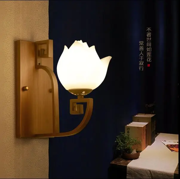 Novi Kitajski Zid Lučka Letnik Lotus Steno Dnevne Sobe Lučka Spalnica Postelji Razsvetljavo Hodnik Oltarja Balkon Lotus Svetlobe