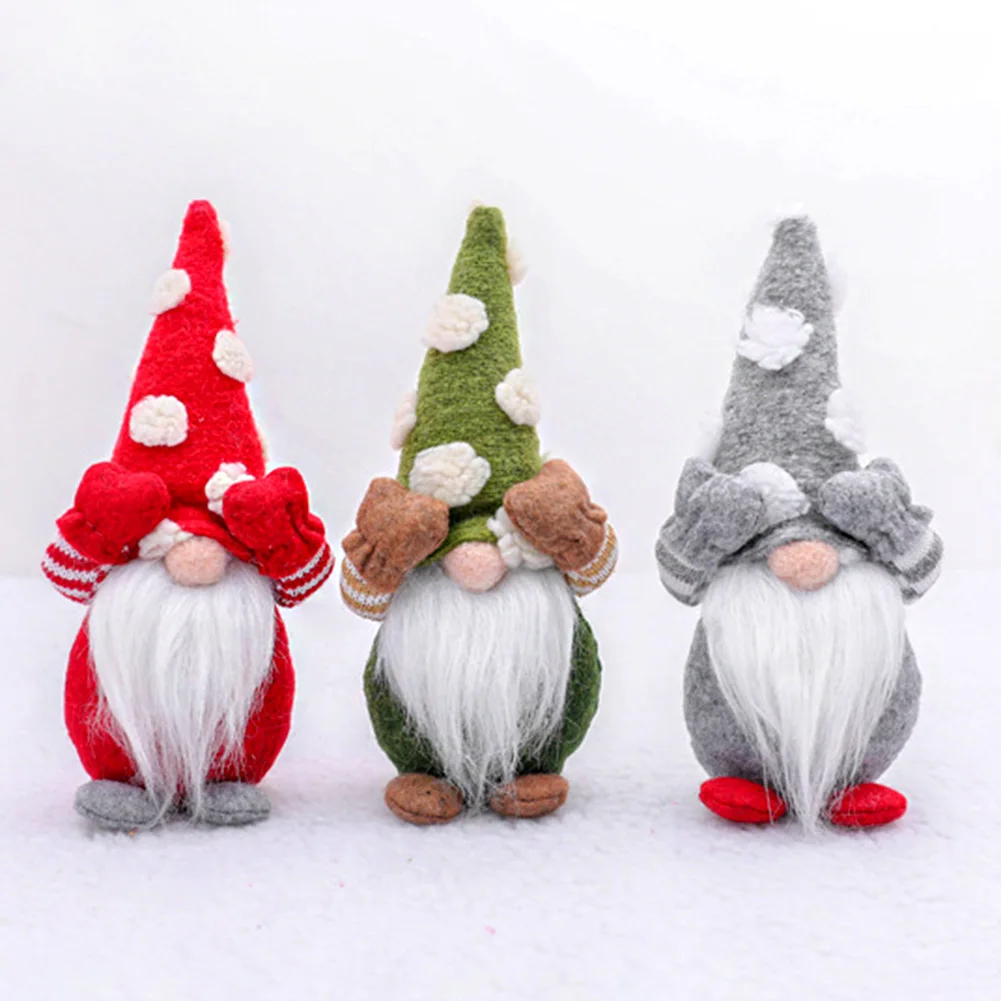 Božič Santa Gnome Lutka Počitniških Domov pisarne Ornament Stranka, Dnevna Soba Dekor Božič Obesek Božič doll okraski Božič