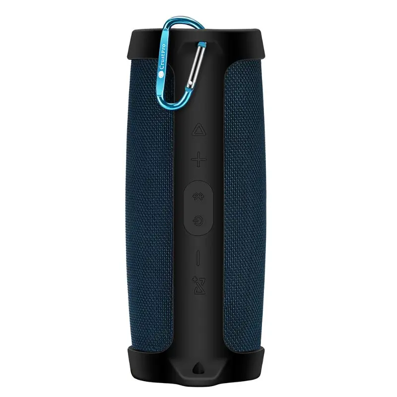 Silikonski Primeru Zajema Kože S Traku Carabiner za Polnjenje 4 Prenosni Brezžični Bluetooth Zvočnik