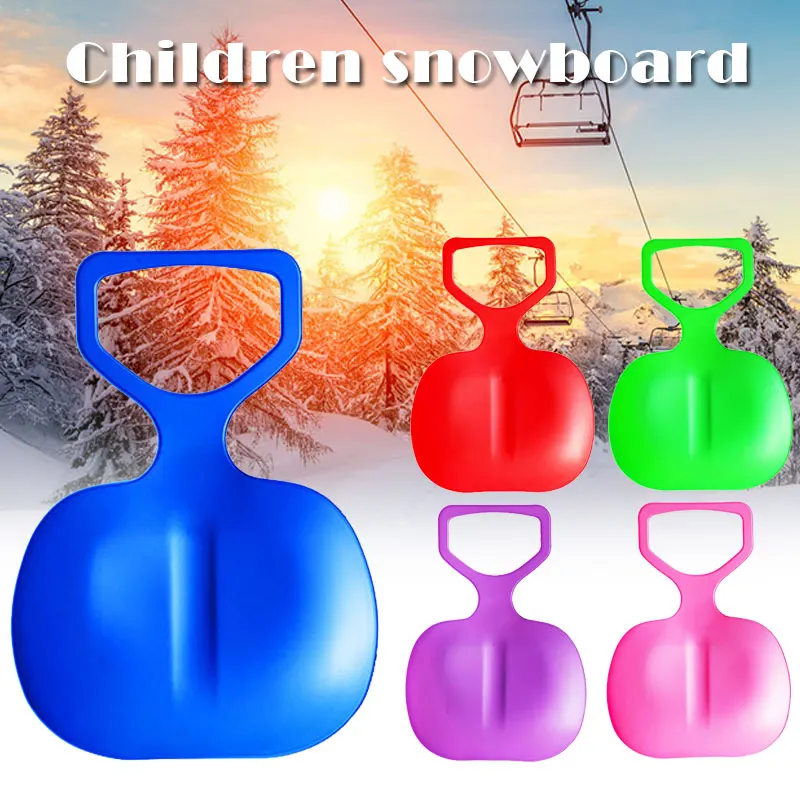 Prilagodljiv Letak Snežne Sani Prenosni Zgosti Otrok, Odraslih Lahek Sneg Drsnik Disk Igrača za na Prostem WHShopping