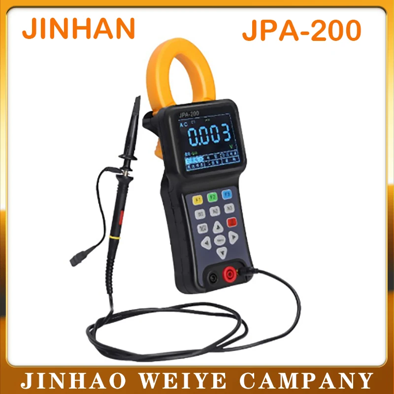 Jinhan JPA-200 3 V 1 Moč Kakovosti Analyzer 3 Način Delovanja Multimeter Oscilloscope Watt-hour Meter w/ Objemka Merjenje