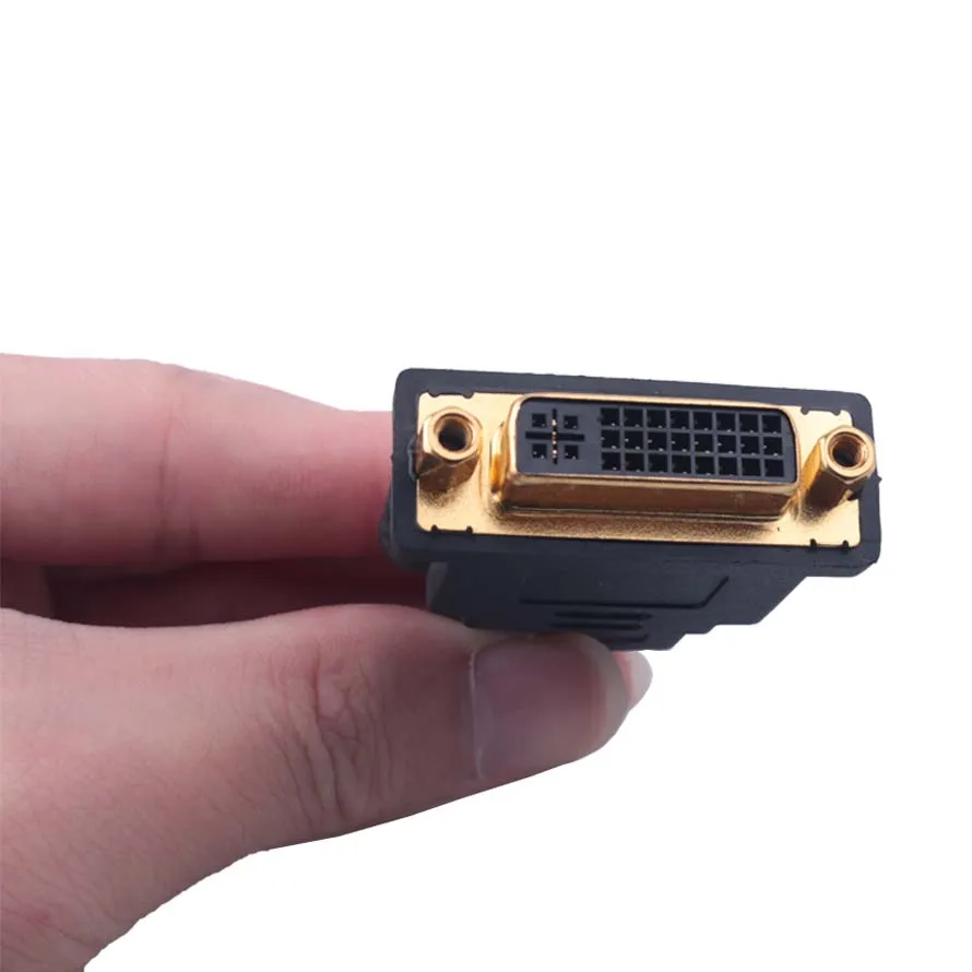 HDMI je združljiv s DVI Moški na ženski 24+5 DVI Grafične Kartice Prilagodilnik Pretvornika pozlačeni 1080P za HDTV LCD DVI Kabel