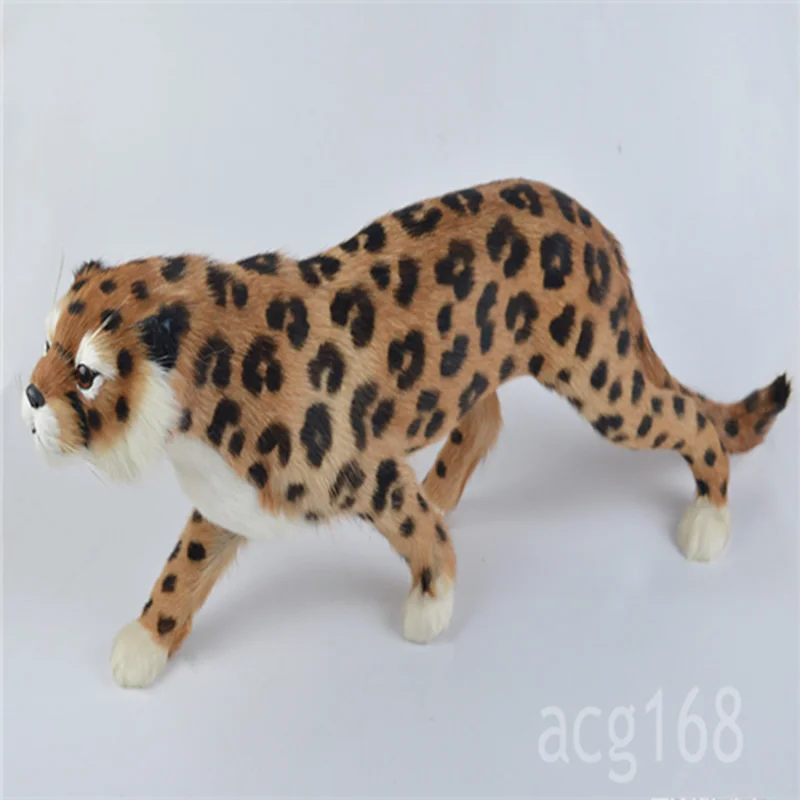 Big Simulaiton Leopard Igrače Srčkan Mehko Živali Model Plišastih Lutka Otrok Darilo 55 CM*20 CM Igrača Srčkan Plišastih