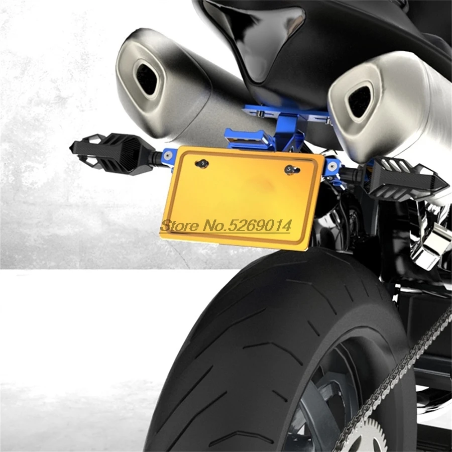 LED CNC Aluminija Motocikel Licenco registrske Tablice kritje Za Pribor Mz 250 Inazuma Harley Davidsion Touring Ktm 300