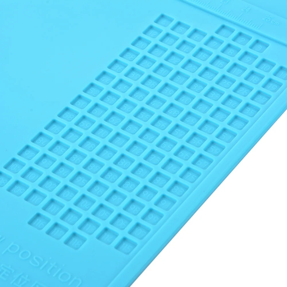 34x23cm Toplotna Izolacija Silikonsko Blazinico Desk Mat za Vzdrževanje Platforme BGA Spajkalno Postajo za Popravilo